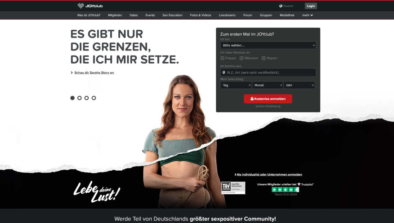 Joyclub.de Review: Der Club für erotischen Spaß?, Artikelbild
