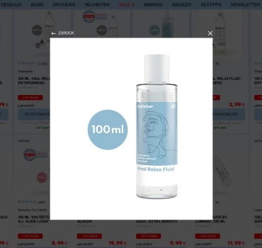 Unser Test zum Satisfyer 100 ml Satisfyer 'Anal Relax Fluid', wasserbas., Artikelbild