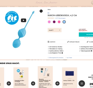 Silikon-Liebeskugeln 4,2 cm Durchmesser: Majos Test & Review, Artikelbild