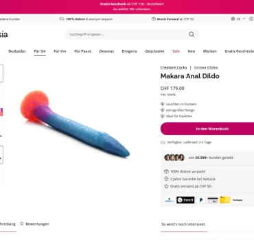 Sedusia Maraka Anal Dildo, Artikelbild