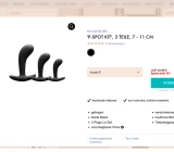 Analplugs P-Spot Kit, 3 Teile, 7-11 cm, Artikelbild