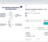 Heiß-kalte Review: der geschwungene Glasdildo 14 cm im Test, Artikelbild